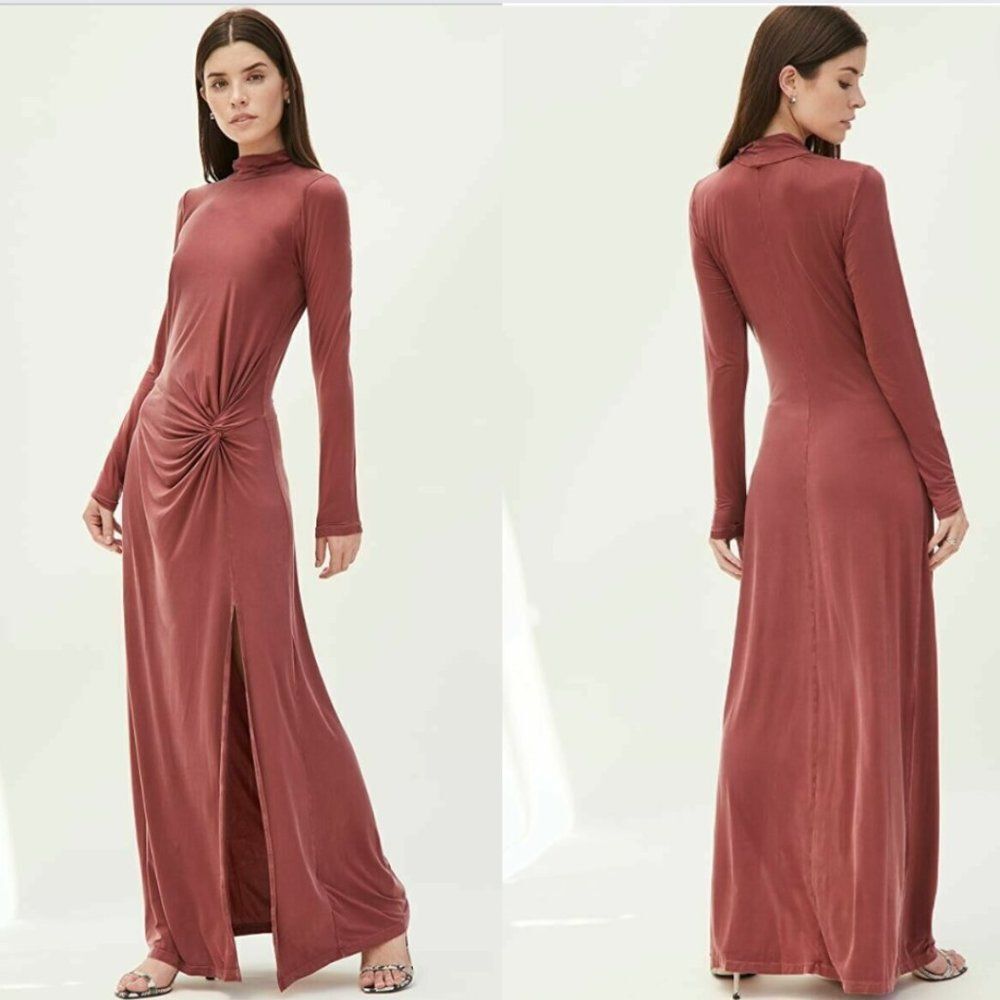 Young Fabulous and Broke Madison Maxi Dress High Slit